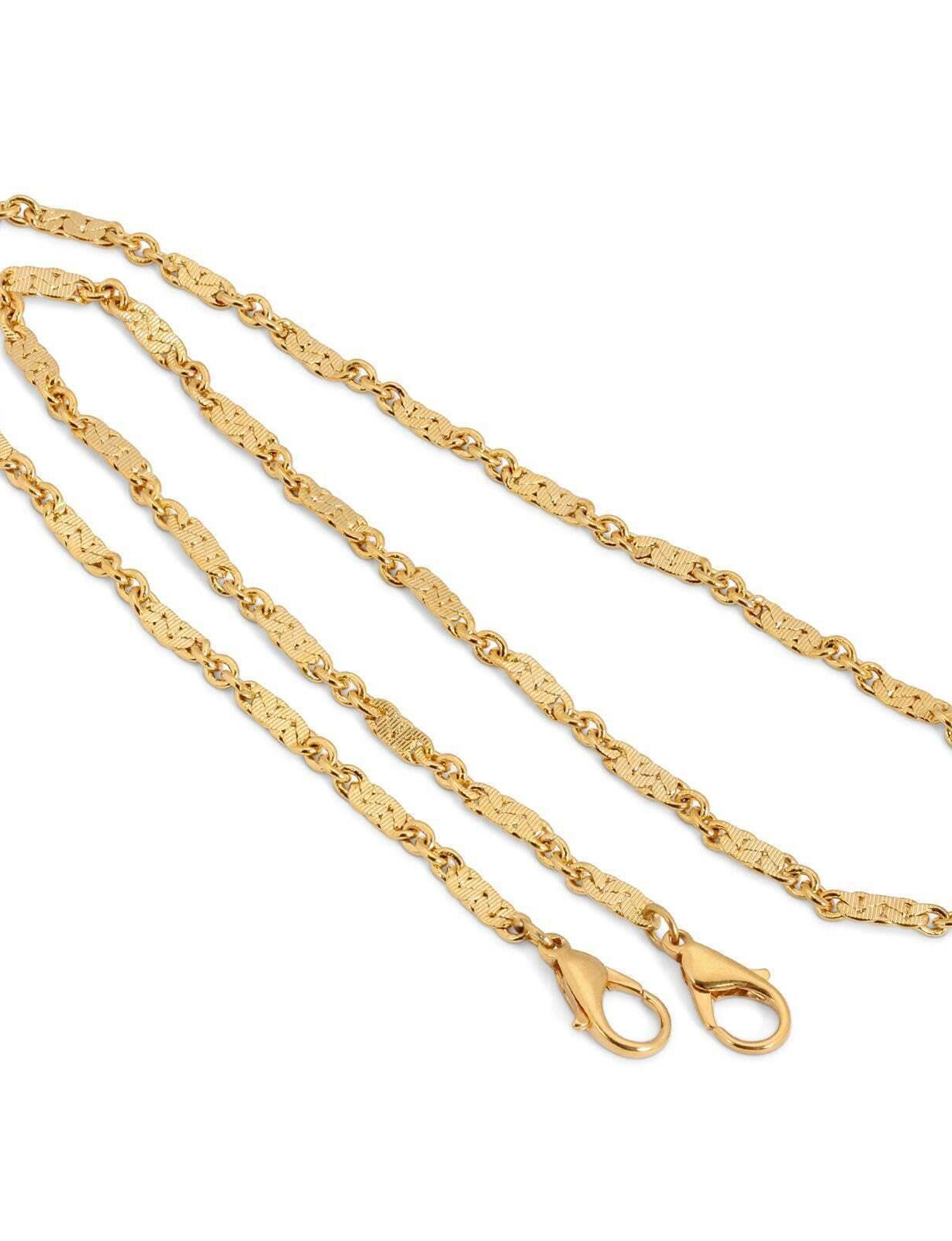 1928 Jewelry Linked Chain Mask Holder 22 Inch