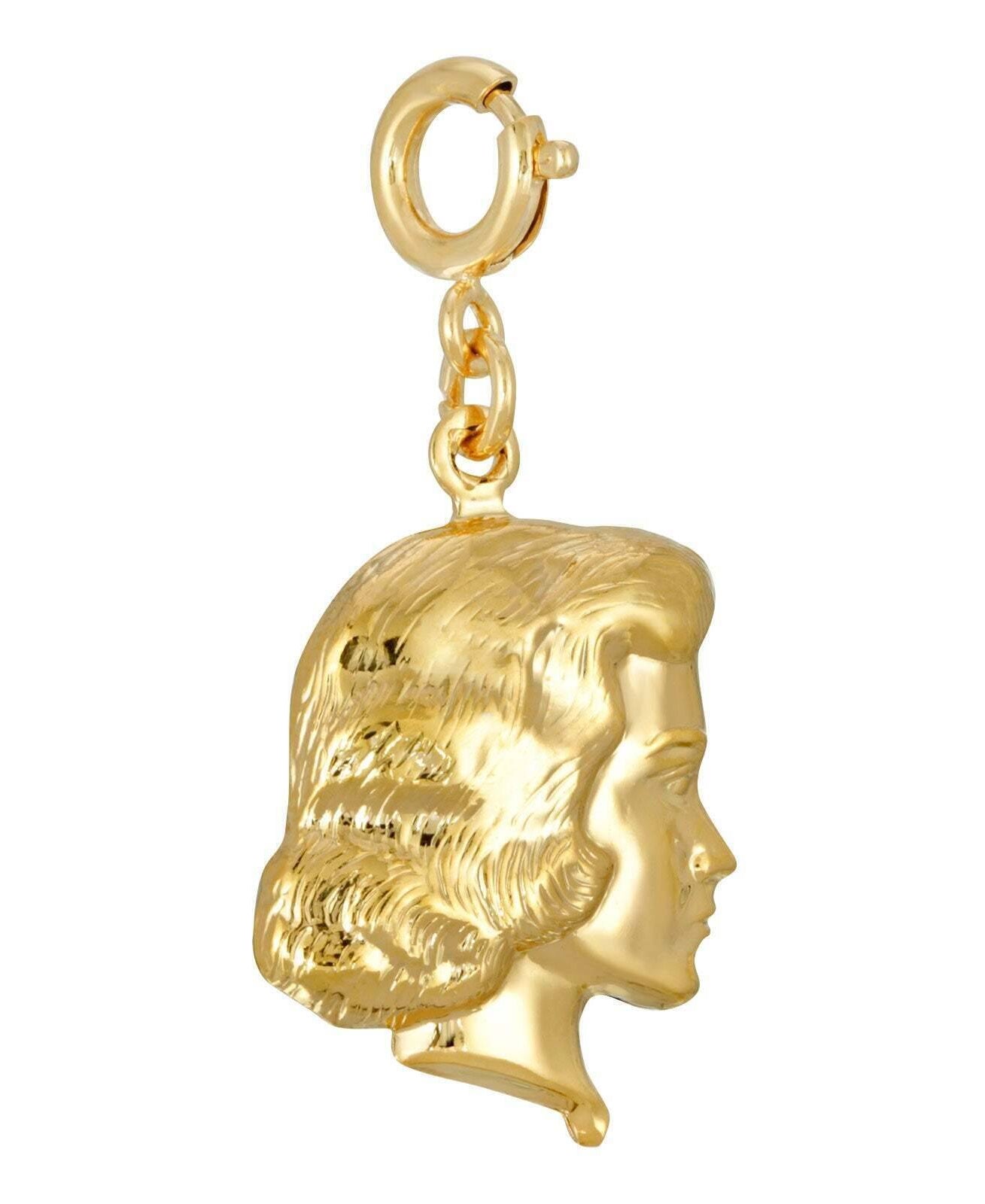 1928 Jewelry Girl Silhouette Charm