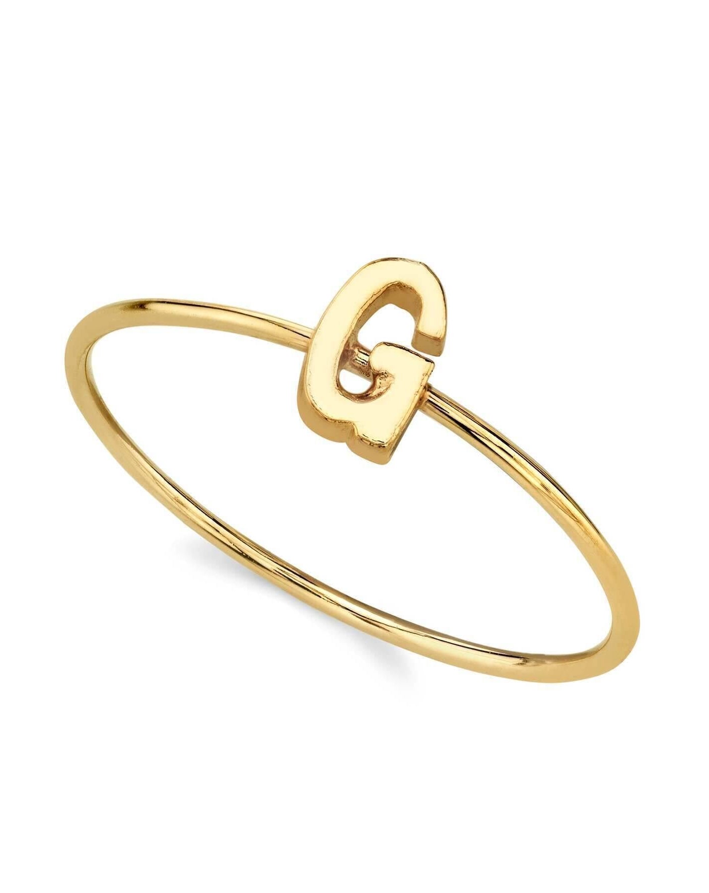 1928 Jewelry Gold Initial Ring Size 7