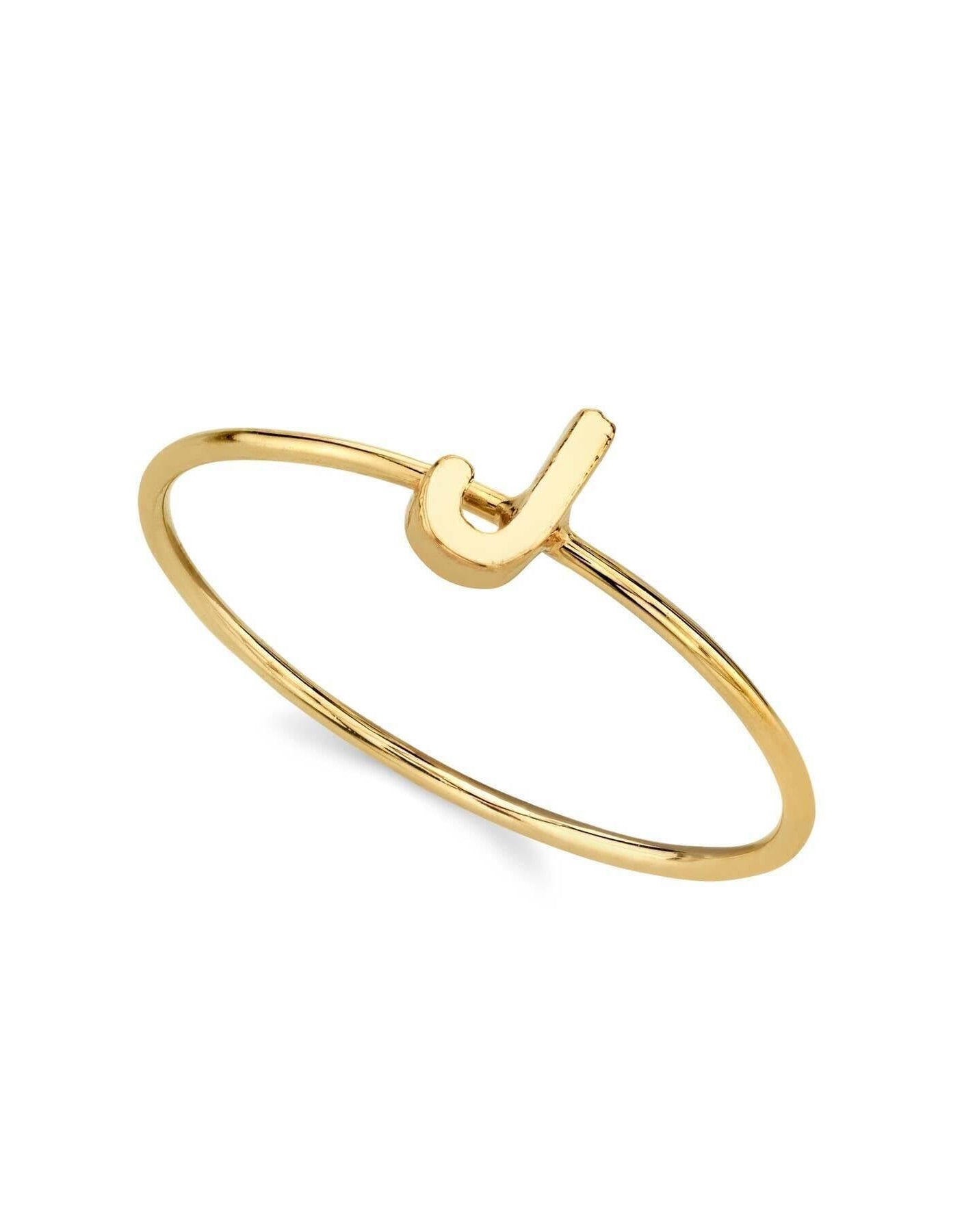 1928 Jewelry Gold Initial Ring Size 7