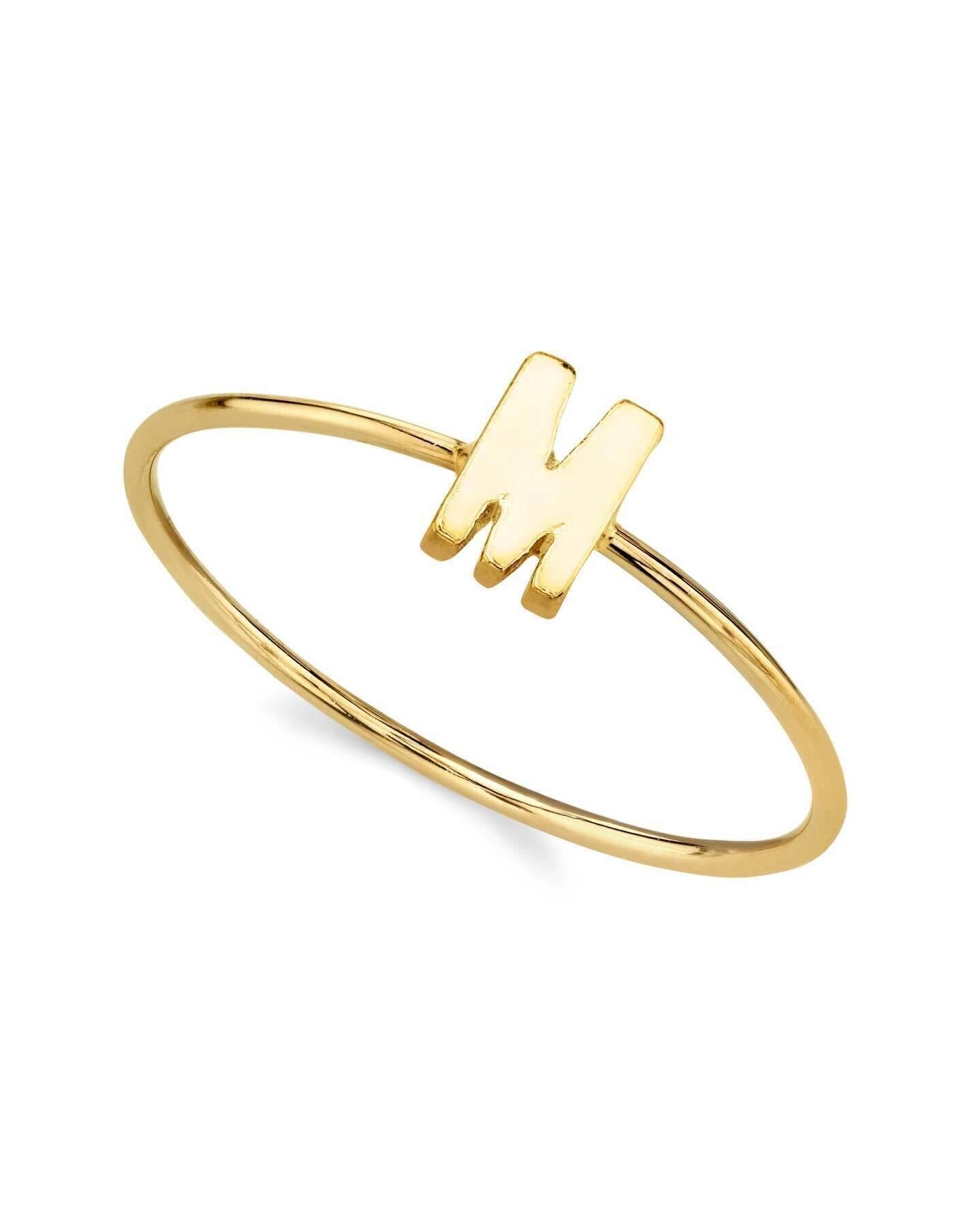 1928 Jewelry Gold Initial Ring Size 7