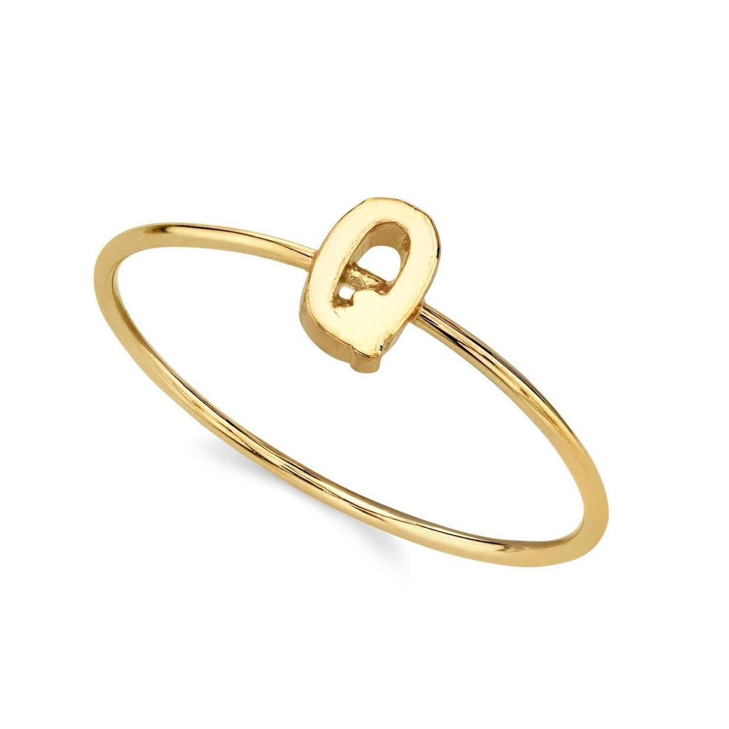 1928 Jewelry Gold Initial Ring Size 7