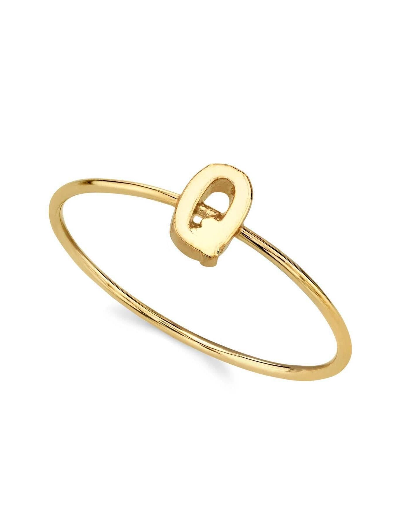 1928 Jewelry Gold Initial Ring Size 7