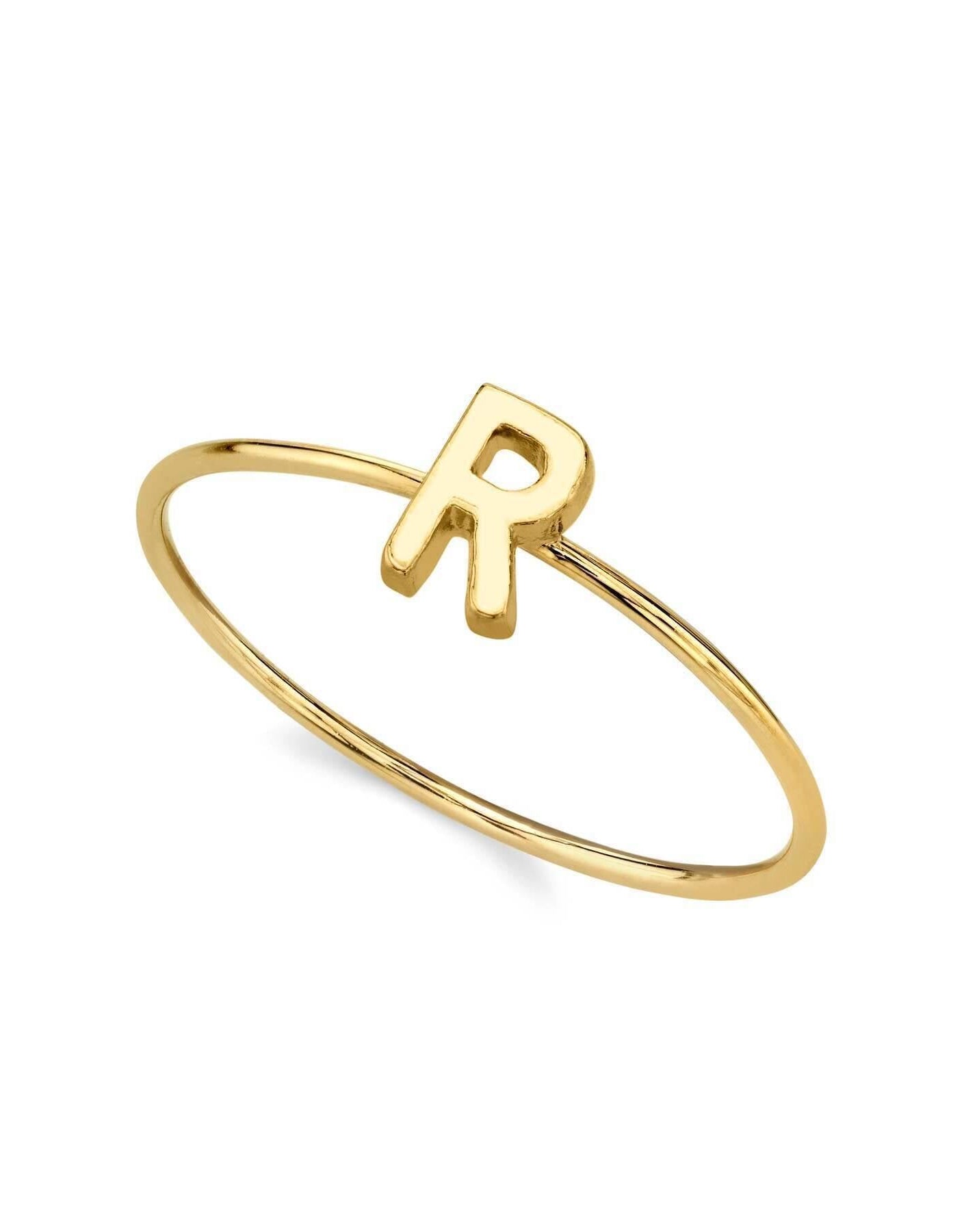 1928 Jewelry Gold Initial Ring Size 7