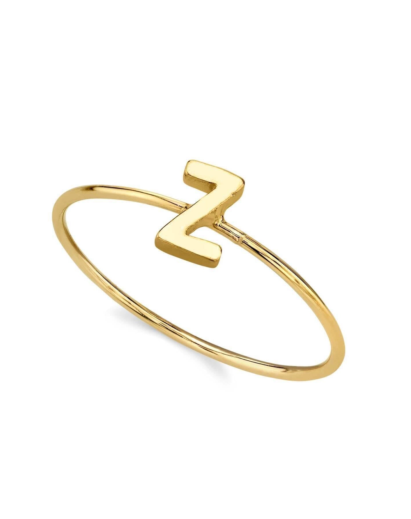 1928 Jewelry Gold Initial Ring Size 7