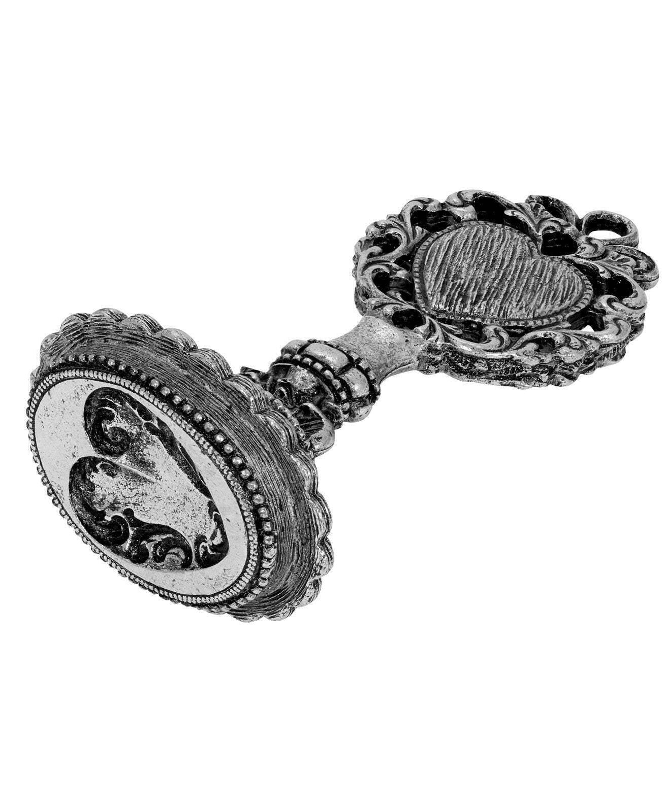 1928 Jewelry Filigree Heart Wax Seal Stamp