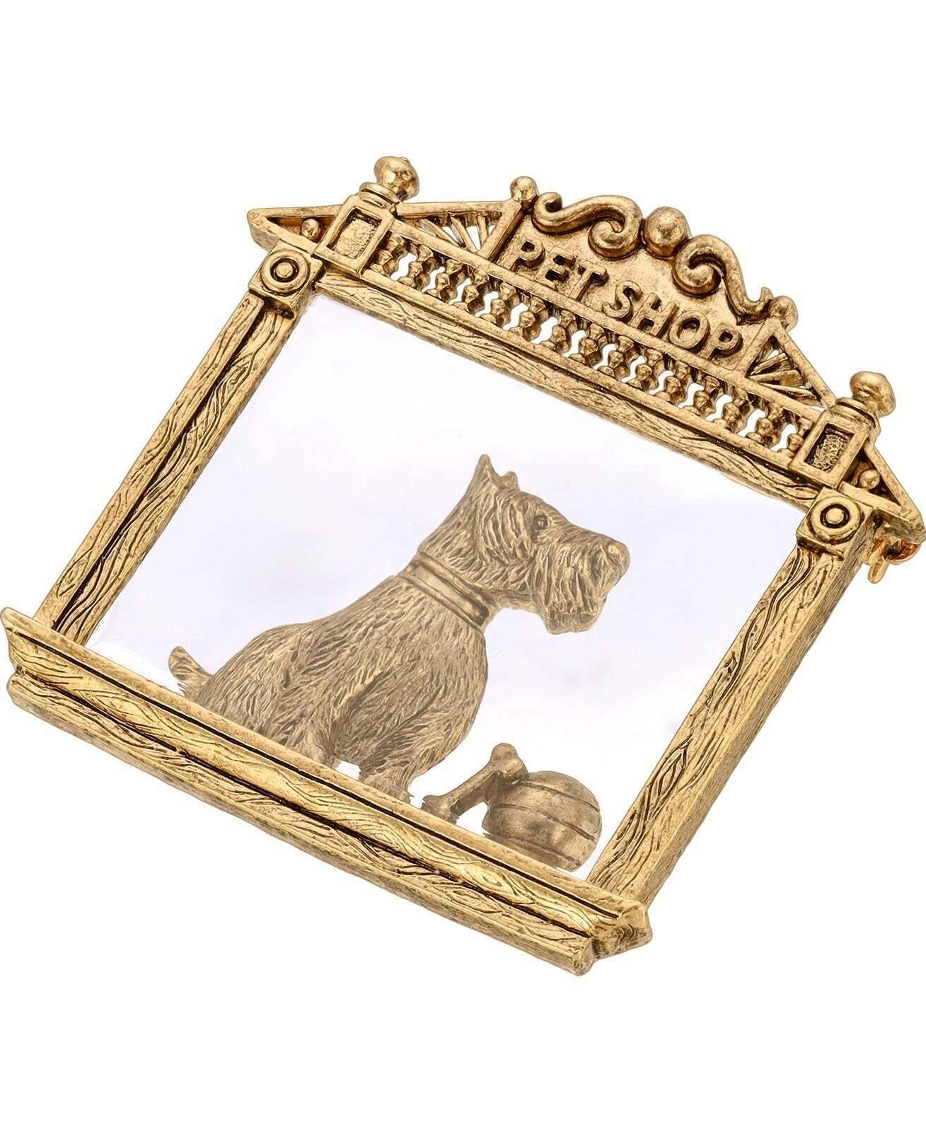 1928 Jewelry Doggie In The Window Pin