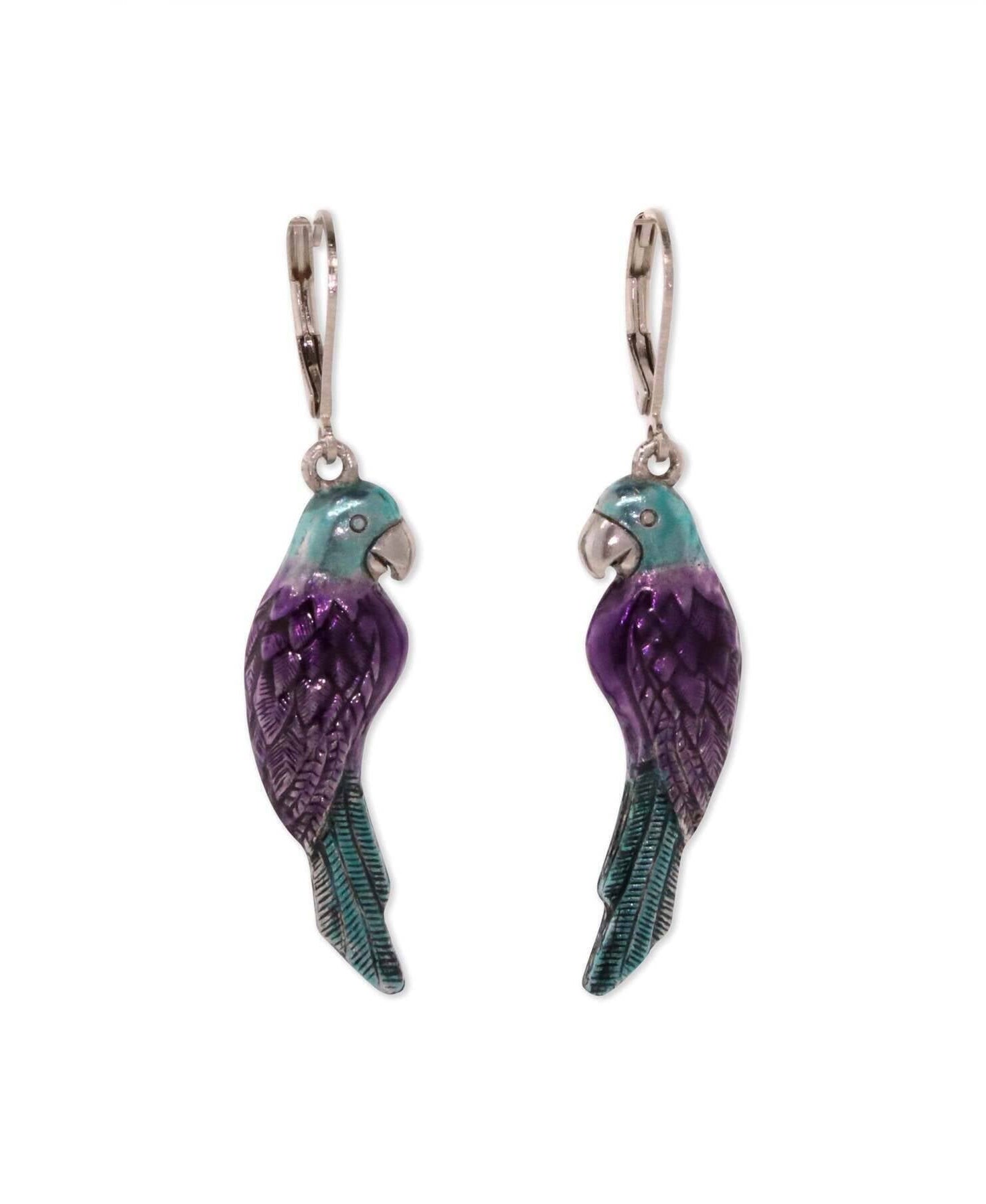 1928 Jewelry Neotropic Exotic Parrot Drop Earrings