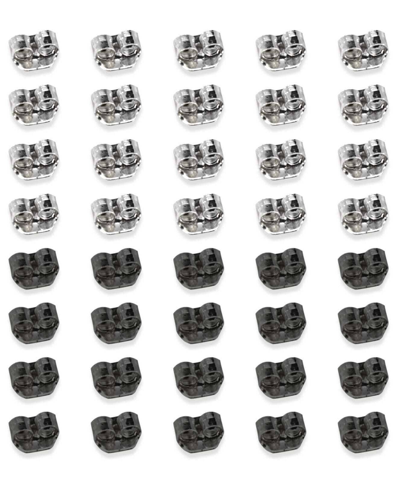 1928 Jewelry 40 Pack Metal Stud Butterfly Earring Backs