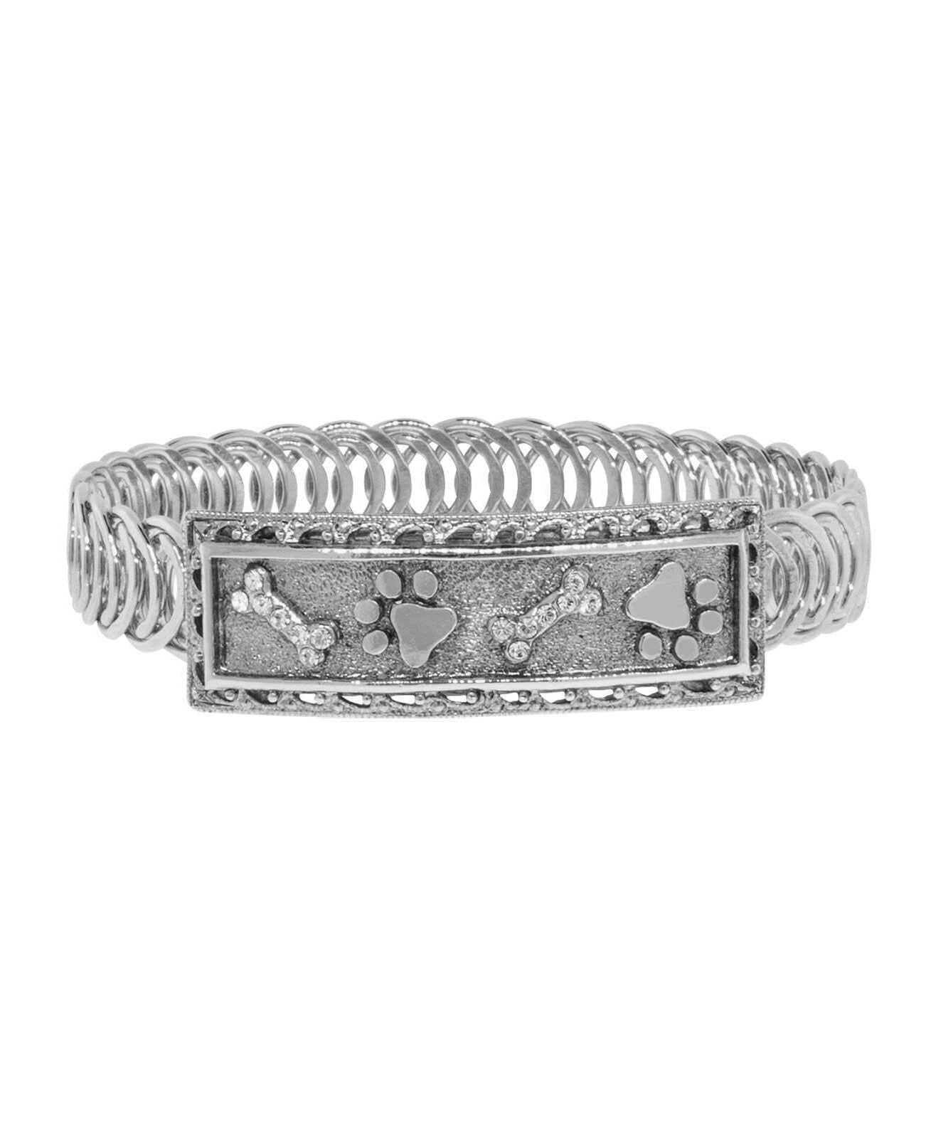1928 Jewelry Paws And Bones Belt Bracelet