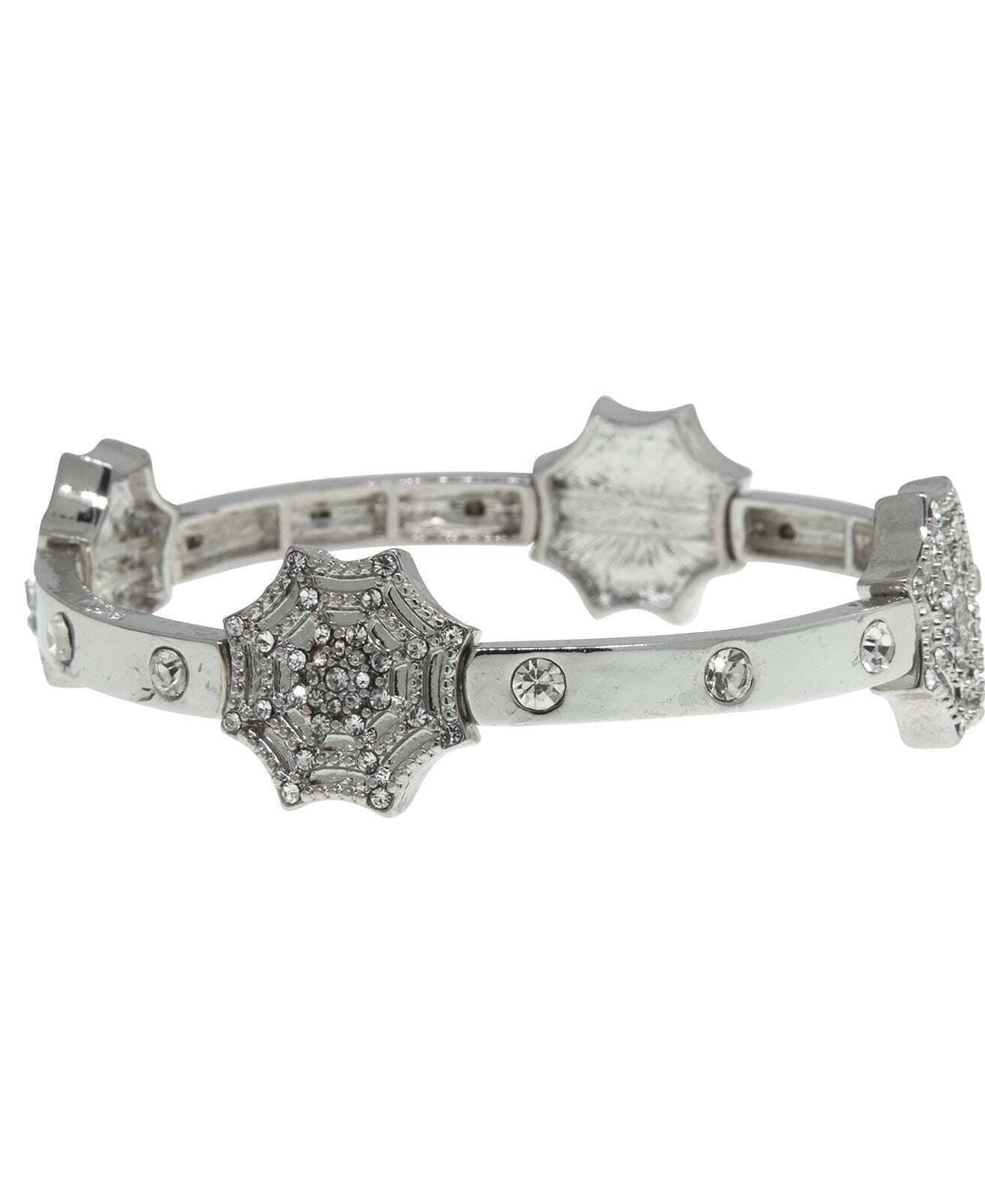 1928 Jewelry Crystal Spider Web Stretch Bracelet