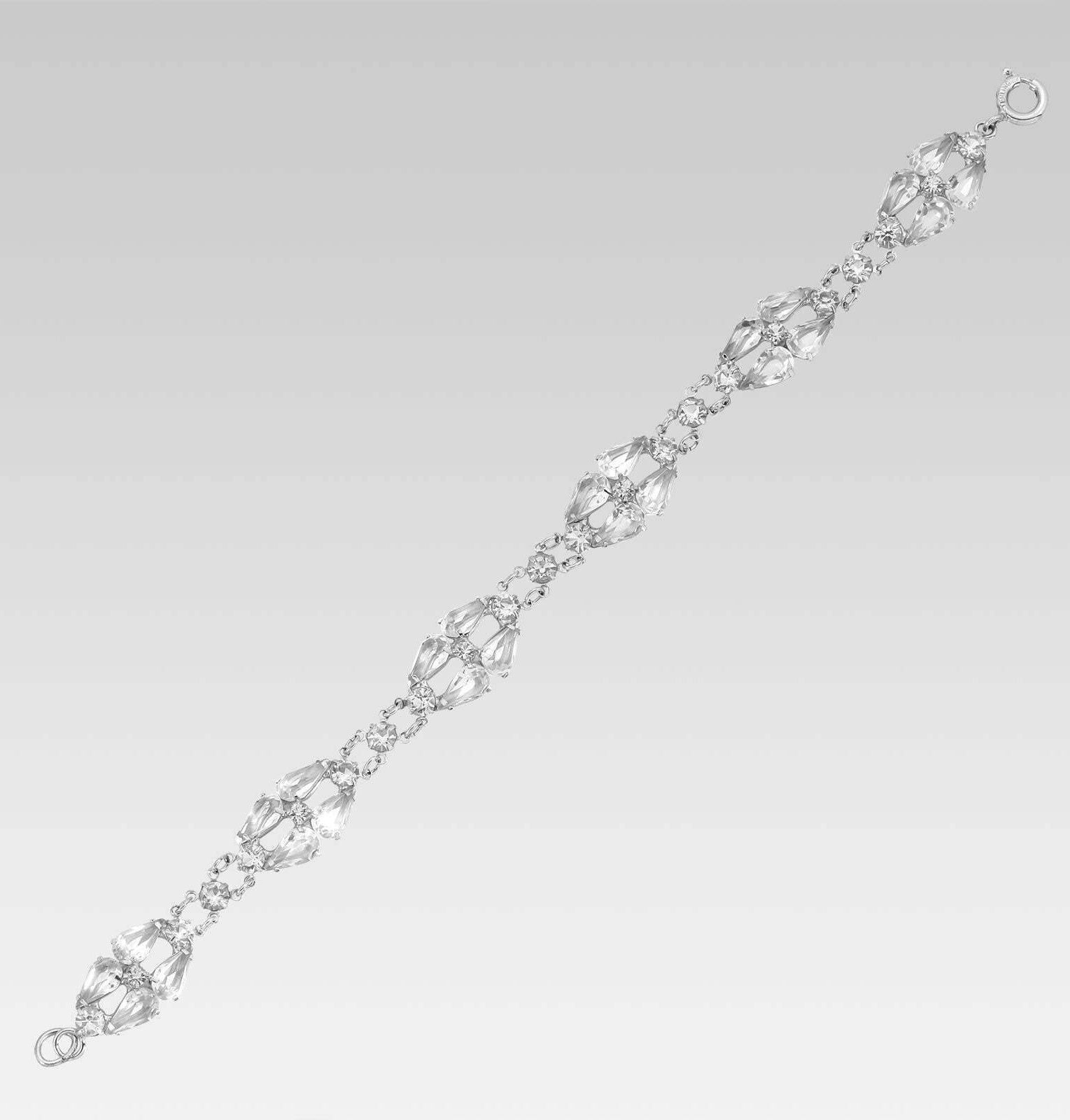 1928 Jewelry Austrian Crystal Elegante Link Bracelet