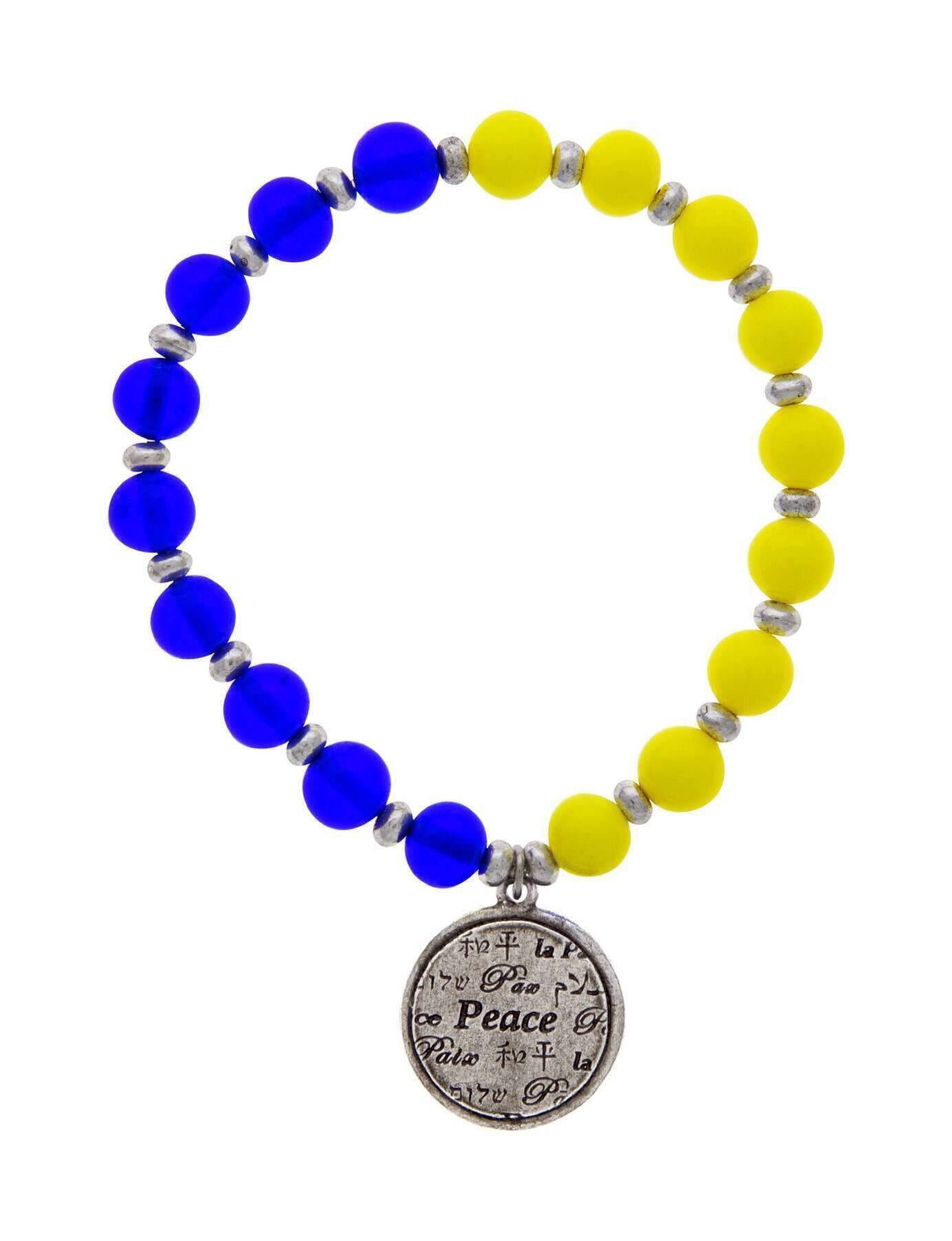 1928 Jewelry Ukraine Peace Charm Bracelet