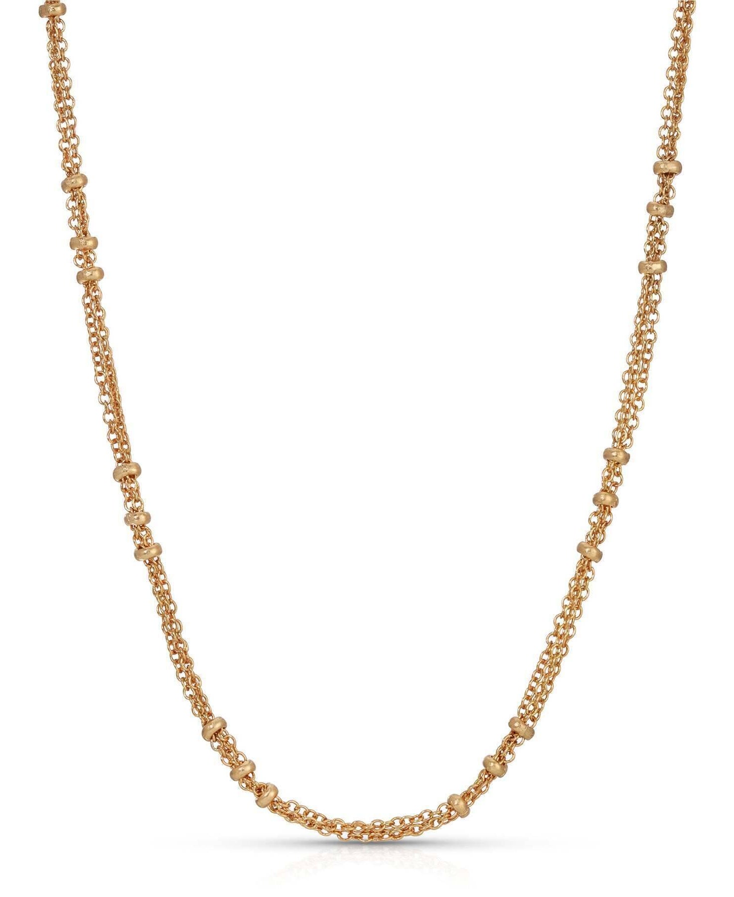 1928 Jewelry Minimalist Station Chain Necklace 18"