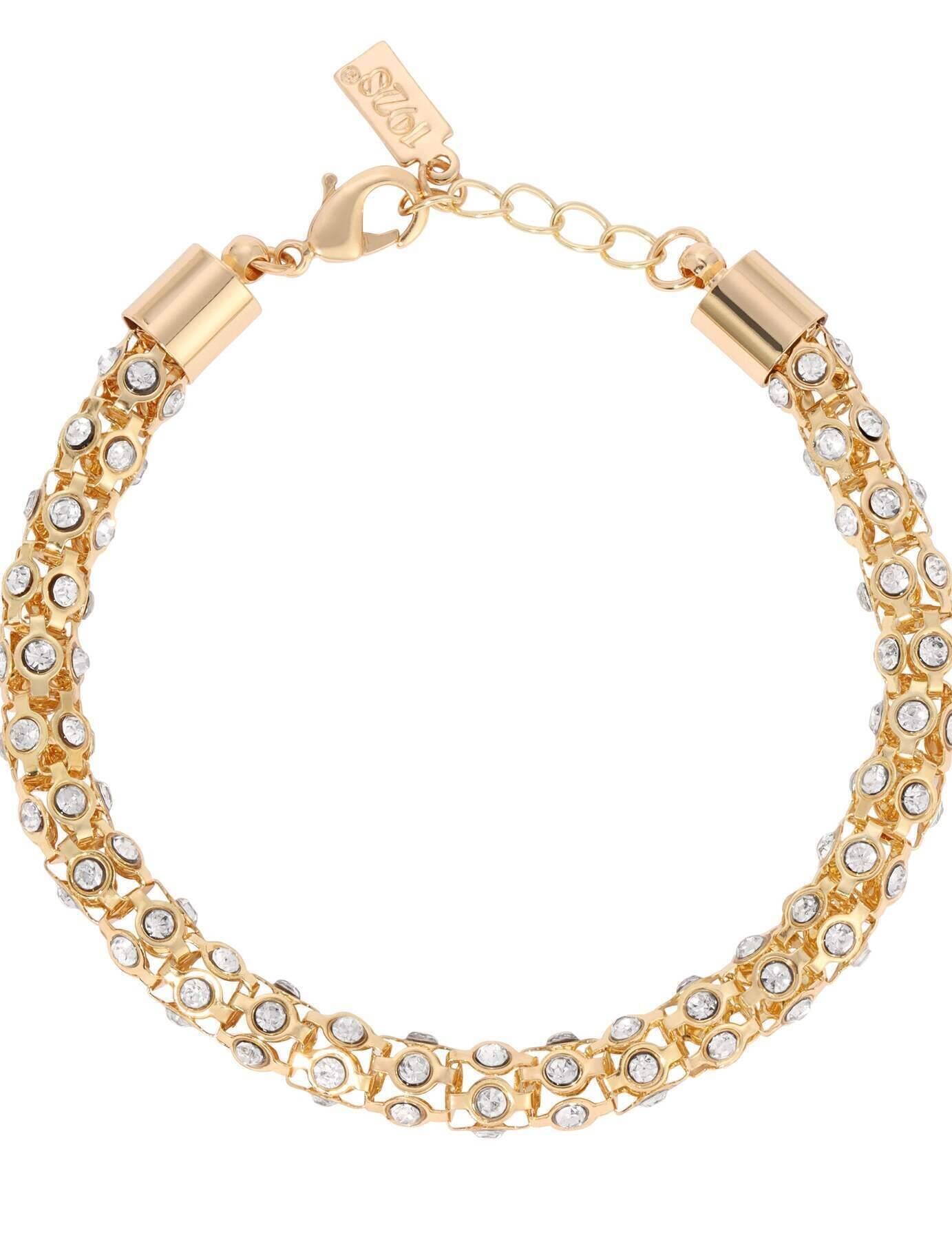 1928 Jewelry Dresden Pave Crystal Bracelet