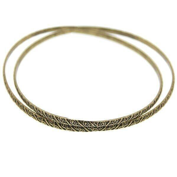 1928 Jewelry Double Bangle Bracelet