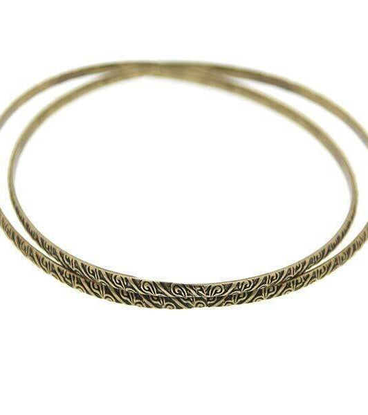 1928 Jewelry Double Bangle Bracelet