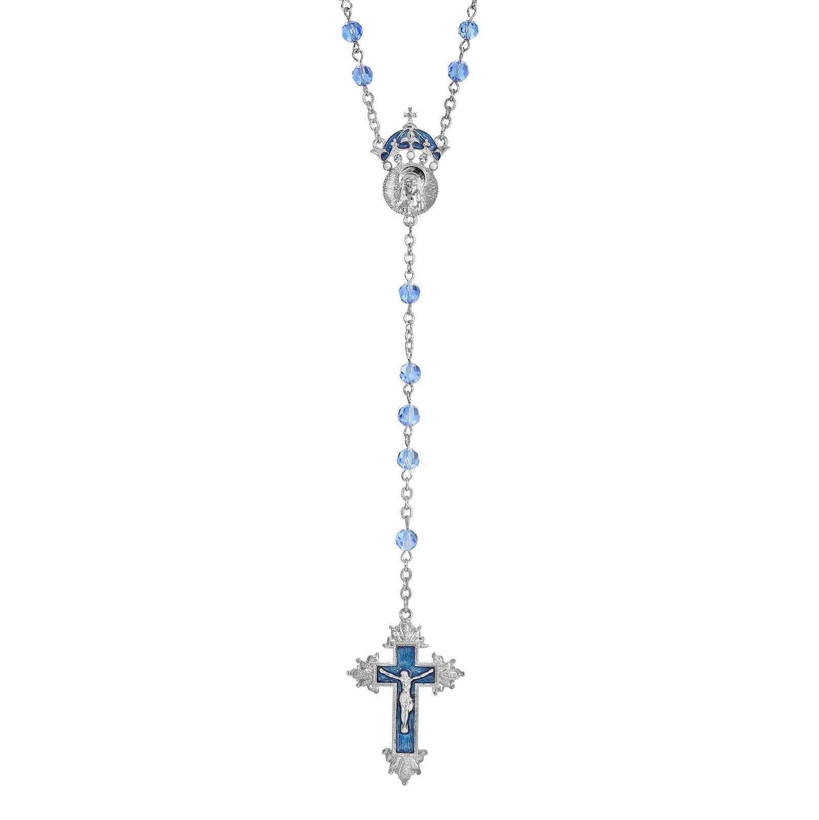 Symbols Of Faith Glass Beaded Hand Enamel King Of Kings Rosary