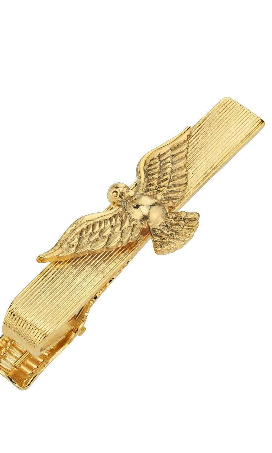 Symbols Of Faith Dove Tie Bar Clip