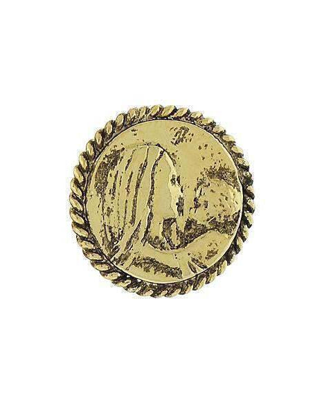 Symbols Of Faith Mary And Child Gold Tie Tack