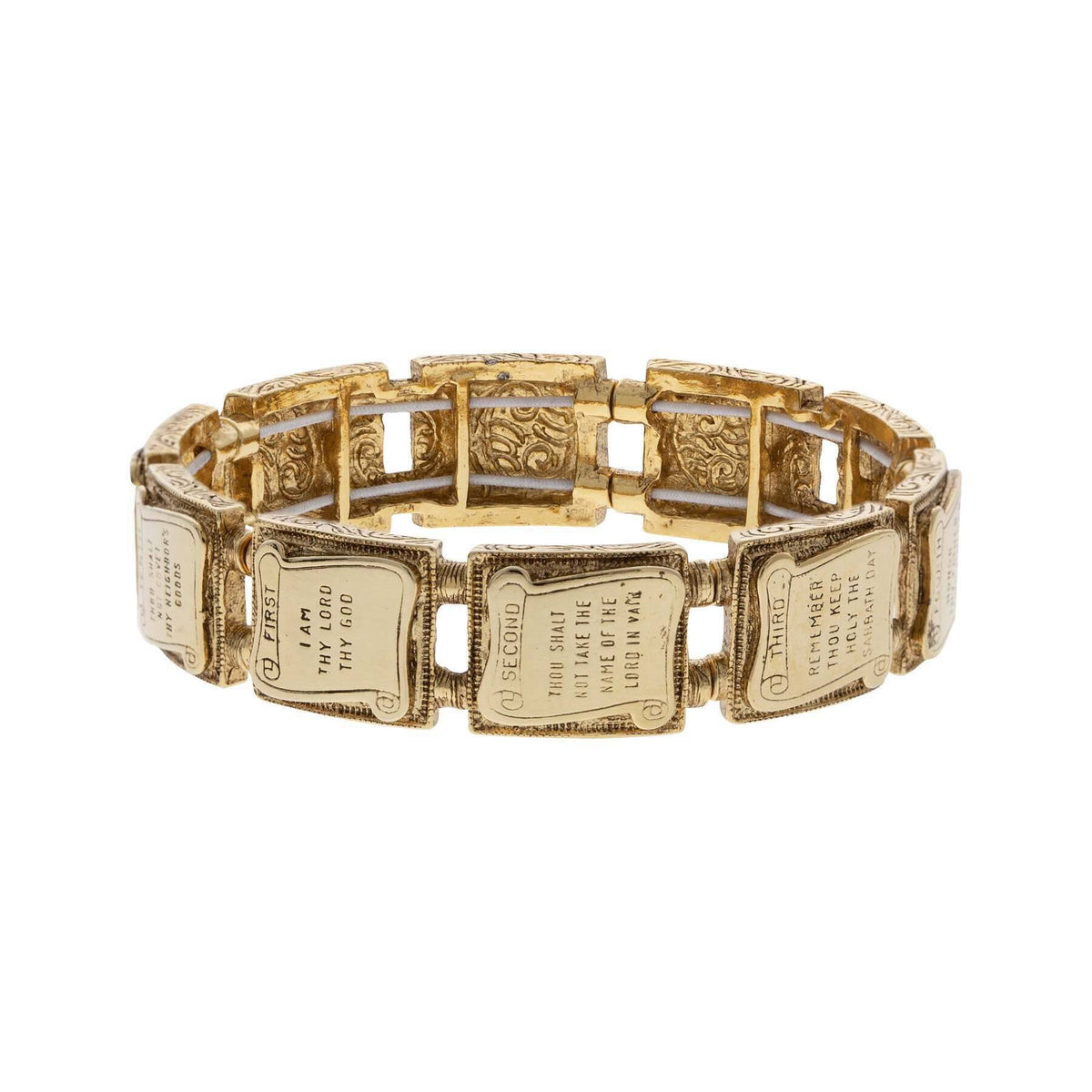 Symbols Of Faith Ten Commandments Stretch Bracelet| Catholic  display picture 3