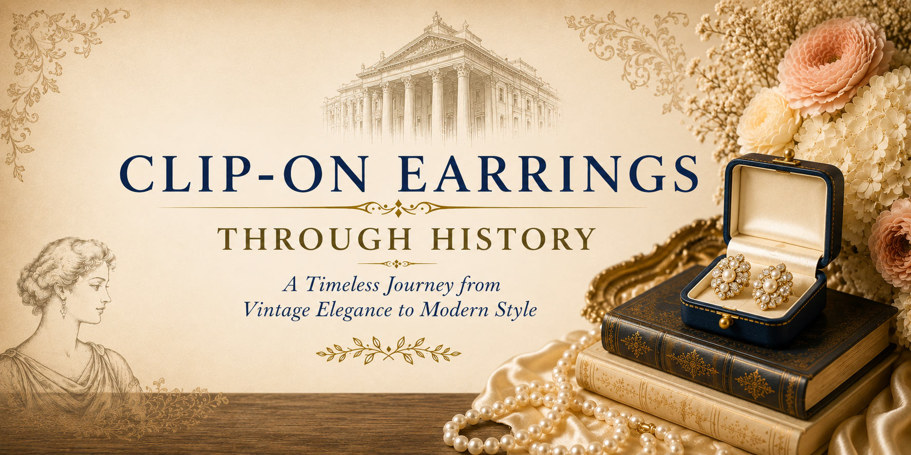 Clip-on Earrings Through History Graphic