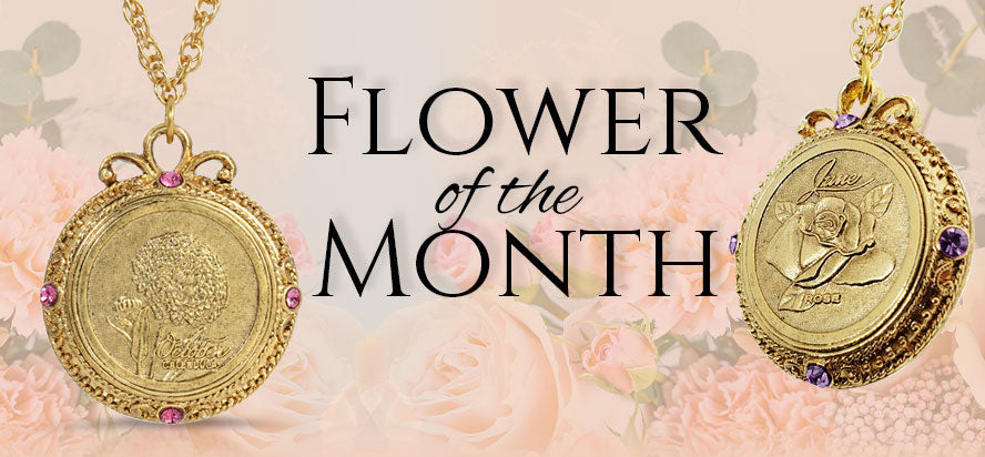 Flower of the Month Necklaces