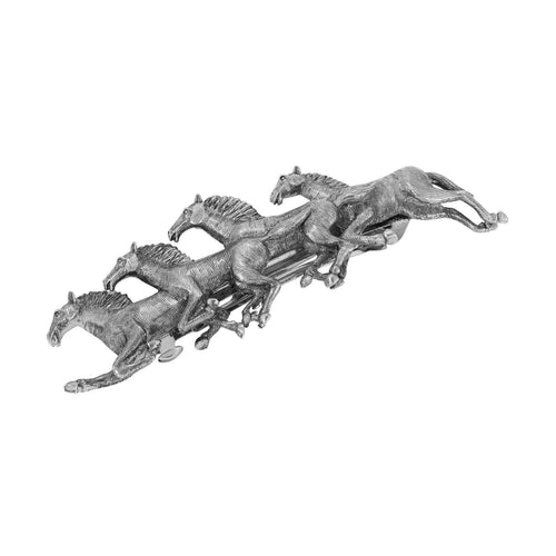 Horse Barrette, Running Horses Hairclip Horse Girl Barrette – Shop Chunks main image 2