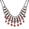 1928 Jewelry Multi Faceted Beaded Two Tier Chain Necklace 16