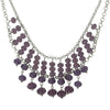 1928 Jewelry Multi Faceted Beaded Two Tier Chain Necklace 16