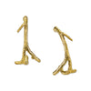 T.R.U. Small Tree Branch Hoop Earrings