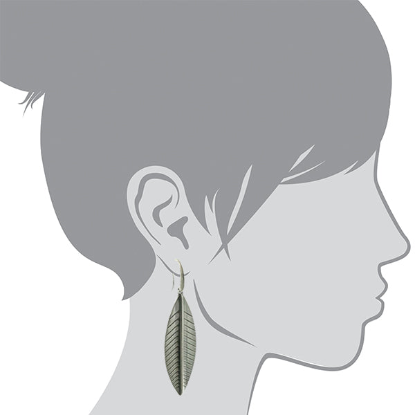 T.R.U. Leaf Drop Earrings