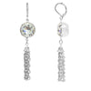 1928 Jewelry Austrian Crystal Tassel Chain Earrings