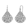 1928 Jewelry Filigree Teardrop Earrings