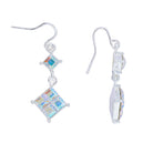 1928 Jewelry Austrian Crystal Diamond Shape Drop Earrings