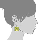 1928 Jewelry Fusion Lux Large Square Earrings