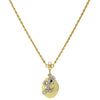 1928 Jewelry Crystal Initial Gold Locket Necklace 16