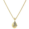 1928 Jewelry Crystal Initial Gold Locket Necklace 16