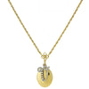 1928 Jewelry Crystal Initial Gold Locket Necklace 16