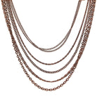 2028 Jewelry Luxe Layered Multi-Chain Necklace 16" + 3" Extender