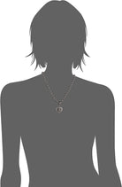 1928 Jewelry Silver Filigree Flower Heart Pendant Necklace 16" + 3" Extender