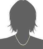 1928 Jewelry Bridal Eloquence 18" Delicate Graduated Glass Faux Pearl Strand Necklace