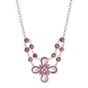 2028 Jewelry Crystal Flower Necklace 16