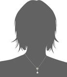 1928 Bridal Faux Pearl And Crystal Pendant Necklace 16" + 3" Extender