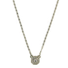 2028 Jewelry Petite Octagon Crystal Pendant Necklace 16" + 3" Extender