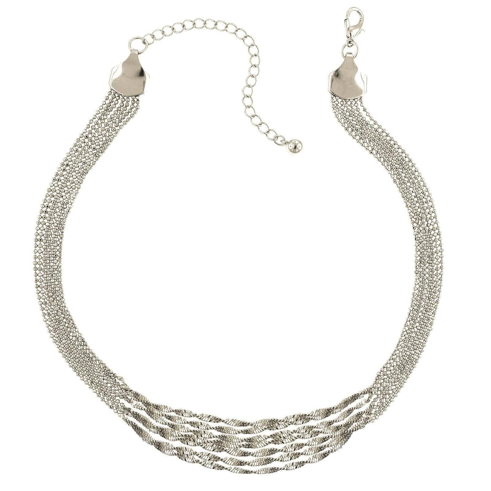 2028 Jewelry Multi Twist Chain Necklace 16" + 3" Extender