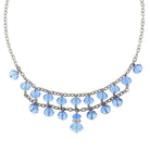 2028 Jewelry Two Row Lux Cut Beaded Drop Necklace 16" + 3" Extender