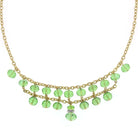 2028 Jewelry Two Row Lux Cut Beaded Drop Necklace 16" + 3" Extender