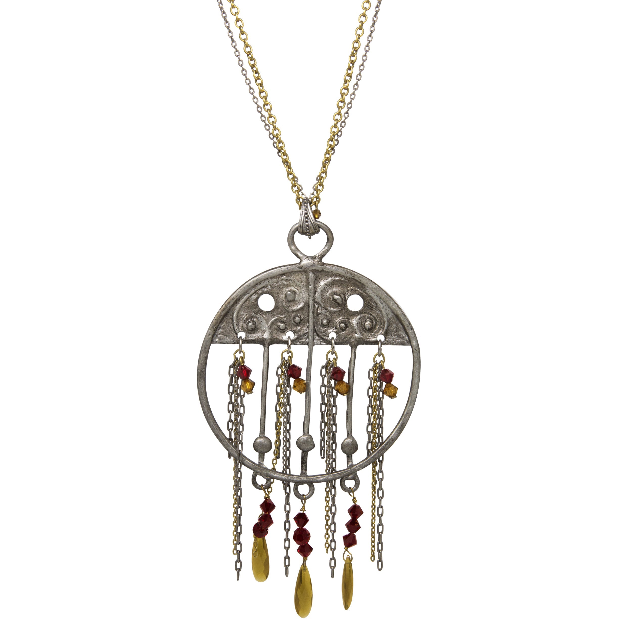 T.R.U. Wanderlust Charm Pendant Necklace 26"