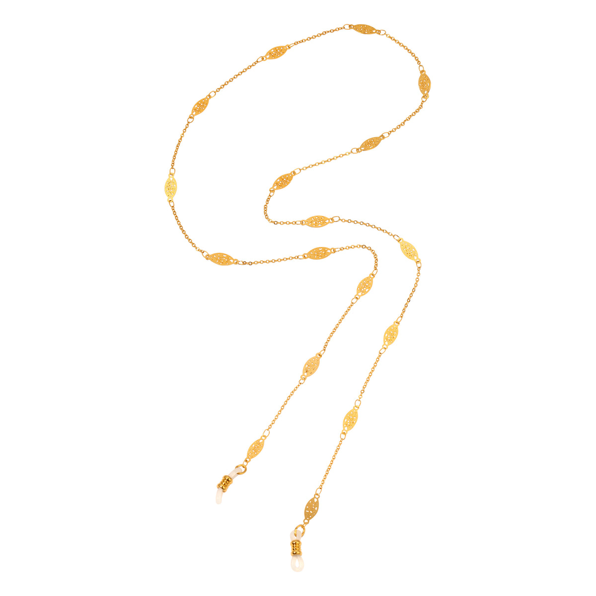 Chain Badge & Eyeglass Holder Chain Necklace 30"